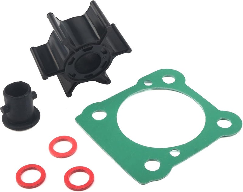 QUICKMARINE 6G1-44352 Marine Water Pump Impeller Service Kit fits Yamaha 2 Stroke 6 8 HP Boat Outboard Motor Replacement 6G1-44352-00 Sierra 18-3066 - Image 1